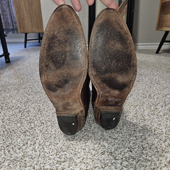 FRYE Cowboy boots mens size 10D - Picture 5 of 7